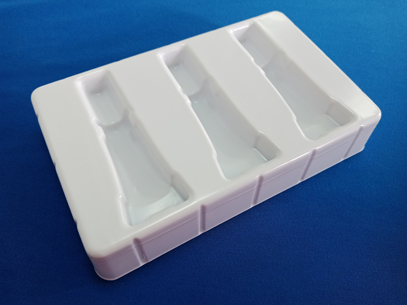医用3只装PVC吸塑托盘