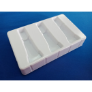 医用3只装PVC吸塑托盘